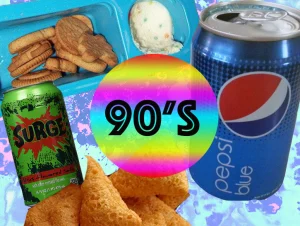 90's favorite snacks on comedy podcasts